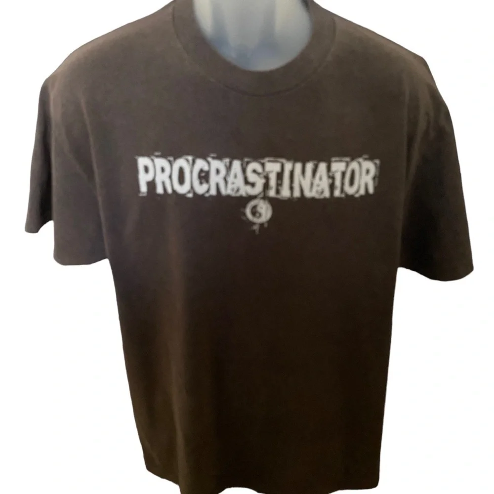T&C Surf Designs Hawaii “Procrastinator Surfer” Tee Shirt Men L Large